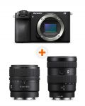 Φωτογραφική μηχανή Sony - Alpha A6700, Black + Φακός Sony - E, 15mm, f/1.4 G + Φακός Sony - E, 16-55mm, f/2.8 G - 1t