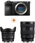 Φωτογραφική μηχανή Sony - Alpha A6700, Black + Φακός Sony - E PZ, 10-20mm, f/4 G + Φακός Sony - E, 16-55mm, f/2.8 G - 1t