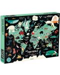 Παζλ  Galison 1000 κομμάτια -Χάρτης του κόσμου - 1t