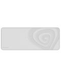 Gaming pad για ποντίκι Genesis - Carbon 400, XXL, μαλακό , λευκό/γκρι - 1t