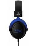 Gaming ακουστικά με μικρόφωνο HyperX - Cloud Blue, PS5, μαύρα - 2t