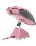 Gaming ποντίκι Razer - Viper Ultimate & Mouse Dock, οπτικό, ροζ - 2t