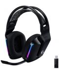 Gaming ακουστικά Logitech - G733, ασύρματα, μαύρα - 1t