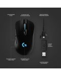 Gaming ποντίκι Logitech - G703 Lightspeed Hero, ασύρματο, μαύρο - 3t