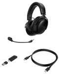Ακουστικά gaming HyperX - Cloud III, PC/PS5/PS4/Switch,ασύρματα, μαύρα - 7t