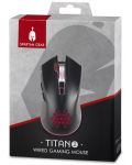 Gaming ποντίκι Spartan Gear - Titan 2, ενσύρματο, μαύρο - 2t