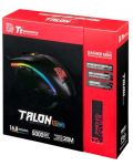 Σετ gaming Thermaltake - ποντίκι Talon Elite RGB, οπτικό, pad, μαύρο - 7t