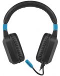 Gaming ακουστικά Fury - Raptor, μαύρα/μπλε - 2t