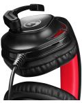 Ακουστικά gaming Marvo - HG8929, μαύρο/ κόκκινο - 3t