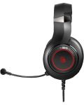 Gaming ακουστικά A4tech - Bloody G220S, μαύρα/κόκκινα - 3t