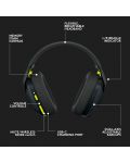 Ακουστικά Gaming Logitech - G435, ασύρματα, μαύρα - 9t