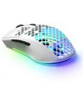 Gaming ποντίκι  SteelSeries - Aerox 3 (2022), ασύρματο, άσπρο - 3t