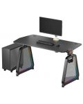 Γραφείο gaming Ultradesk - Booster, μαύρο - 1t