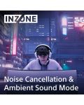 Gaming ακουστικά Sony - Inzone H9, PS5, ασύρματα, λευκά - 6t