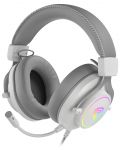 Gaming ακουστικά Genesis - Neon 750 RGB, άσπρα - 2t