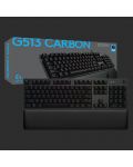 Πληκτρολόγιο Gaming Logitech - G513 Carbon, GX Brown, μαύρο - 9t