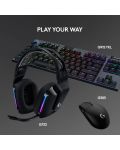 Gaming ακουστικά Logitech - G733, ασύρματα, μαύρα - 8t