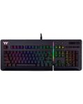 Πληκτρολόγιο gaming Thermaltake - Level 20, Razer Green Switch, RGB, μαύρο - 2t