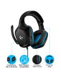 Ακουστικά Gaming Logitech G432 - 7.1 Surround, μαύρα - 6t