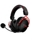 Gaming ακουστικά HyperX - Cloud Alpha, ασύρματα, μαύρο/κόκκινο - 1t