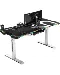 Γραφείο gaming Ultradesk - Force, λευκό - 5t