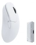 Ποντίκι gaming Keychron - M3 Mini, οπτικό, ασύρματο, λευκό - 2t