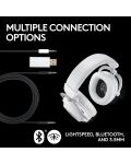 Ακουστικά gaming Logitech - Pro X 2 Lightspeed, ασύρματο, λευκό - 6t