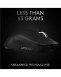 Gaming ποντίκι Logitech - PRO X SUPERLIGHT, ασύρματο, μαύρο - 5t