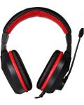 Gaming ακουστικά Marvo - H8321, μαύρα/κόκκινα - 2t