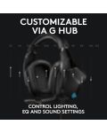 Ακουστικά Gaming με μικρόφωνο Logitech - G635, 7.1 Lightsync, μαύρα - 6t