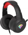 Ακουστικά gaming Genesis - Neon 200, Black/Red - 3t