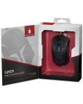 Gaming ποντίκι Spartan Gear - Siren, ενσύρματο, μαύρο - 3t