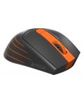 Gaming ποντίκι A4tech - Fstyler FG30S, οπτικό ασύρματο, πορτοκαλί - 5t