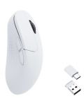 Ποντίκι gaming Keychron - M3M, οπτικό, ασύρματο, λευκό - 2t
