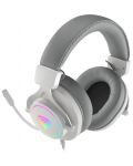 Gaming ακουστικά Genesis - Neon 750 RGB, άσπρα - 4t