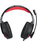 Gaming ακουστικά Marvo - HG8932, μαύρα/κόκκινα - 3t