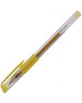 Στυλό gel 700GG glitter 0,7 mm, κίτρινο - 1t