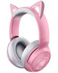 Gaming ακουστικά Razer - Kraken BT Kitty Edition, ροζ - 1t