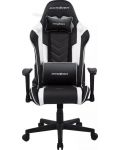 Καρέκλα gaming DXRacer - Prince P132-NW, μαύρο/ λευκό - 3t