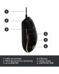Gaming ποντίκι Logitech - G102 Lightsync, Οπτικό , RGB, μαύρο - 7t
