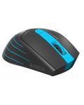 Gaming ποντίκι A4tech - Fstyler FG30S, οπτικό ασύρματο, μαύρο/μπλε - 2t