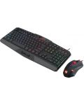 Gaming σετ Redragon - S101-5, πληκτρολόγιο και ποντίκι, μαύρα - 2t