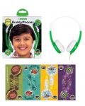 Παιδικά ακουστικά BuddyPhones - CONNECT, πράσινa - 3t