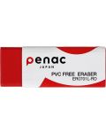 Γόμα μολυβιού Penac - 5,9 x 2,1 x 1 cm, κόκκινο - 1t