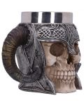 Ποτήρι μπύρας Nemesis Now Adult: Medieval - Viking Skull - 4t