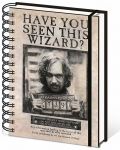 Σημειωματάριο Harry Potter (Wanted Sirius Black),  A5 - 1t