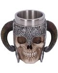 Ποτήρι μπύρας Nemesis Now Adult: Medieval - Viking Skull - 5t