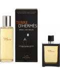 Hermes Terre d'Hermès Σετ - Άρωμα και Γεμιστικό, 30 + 125 ml - 1t