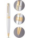 Στυλό   Sheaffer - 300,ασήμι με χρυσό - 2t