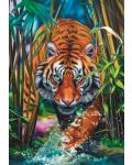 Παζλ Trefl 1000 κομμάτια - Μια αρπακτική τίγρη - 2t
